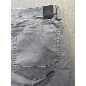 Prana Mens Gray Straight Leg Everyday Casual Pants‎ Size 38